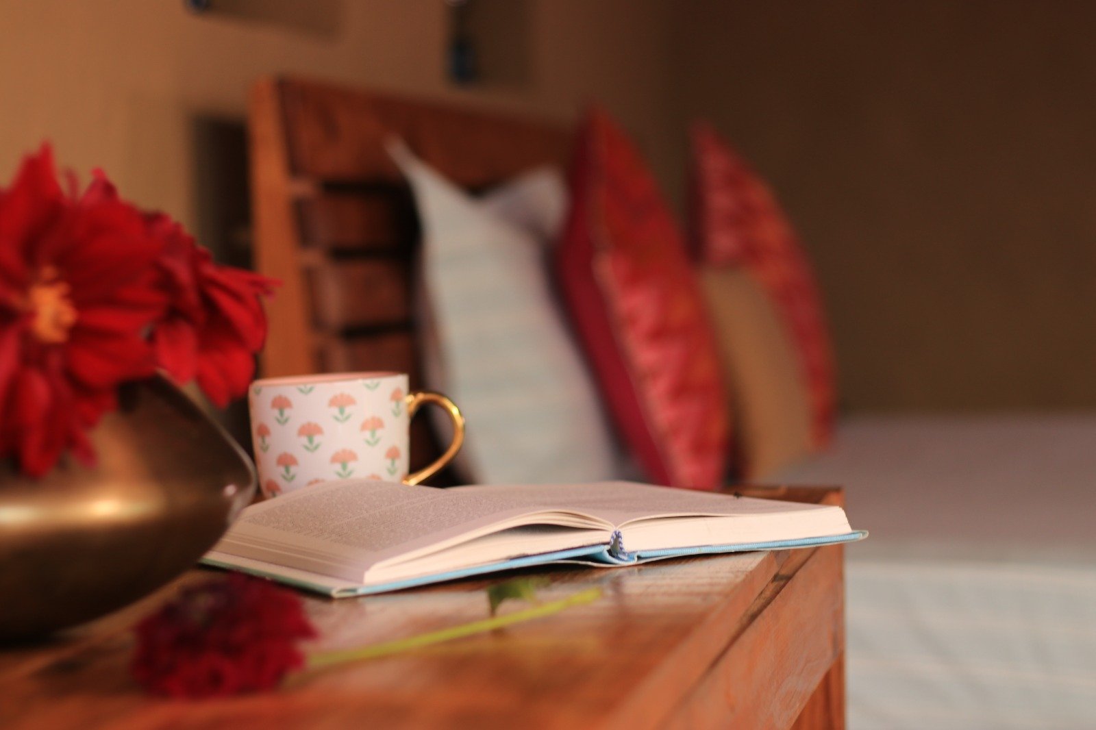 Mud cottage interior