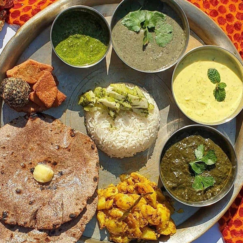 Home cooked food spread